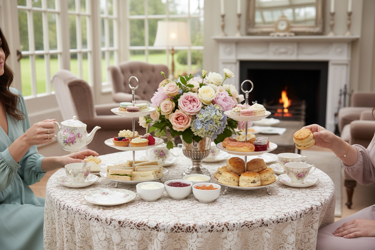 Imagen para un evento de tarde de té para mujeres