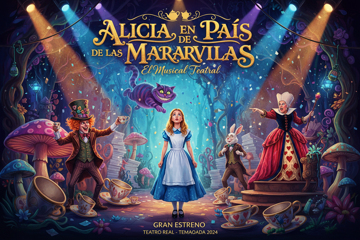 Obra de Teatro Alicia en el Pais de las Maravillas